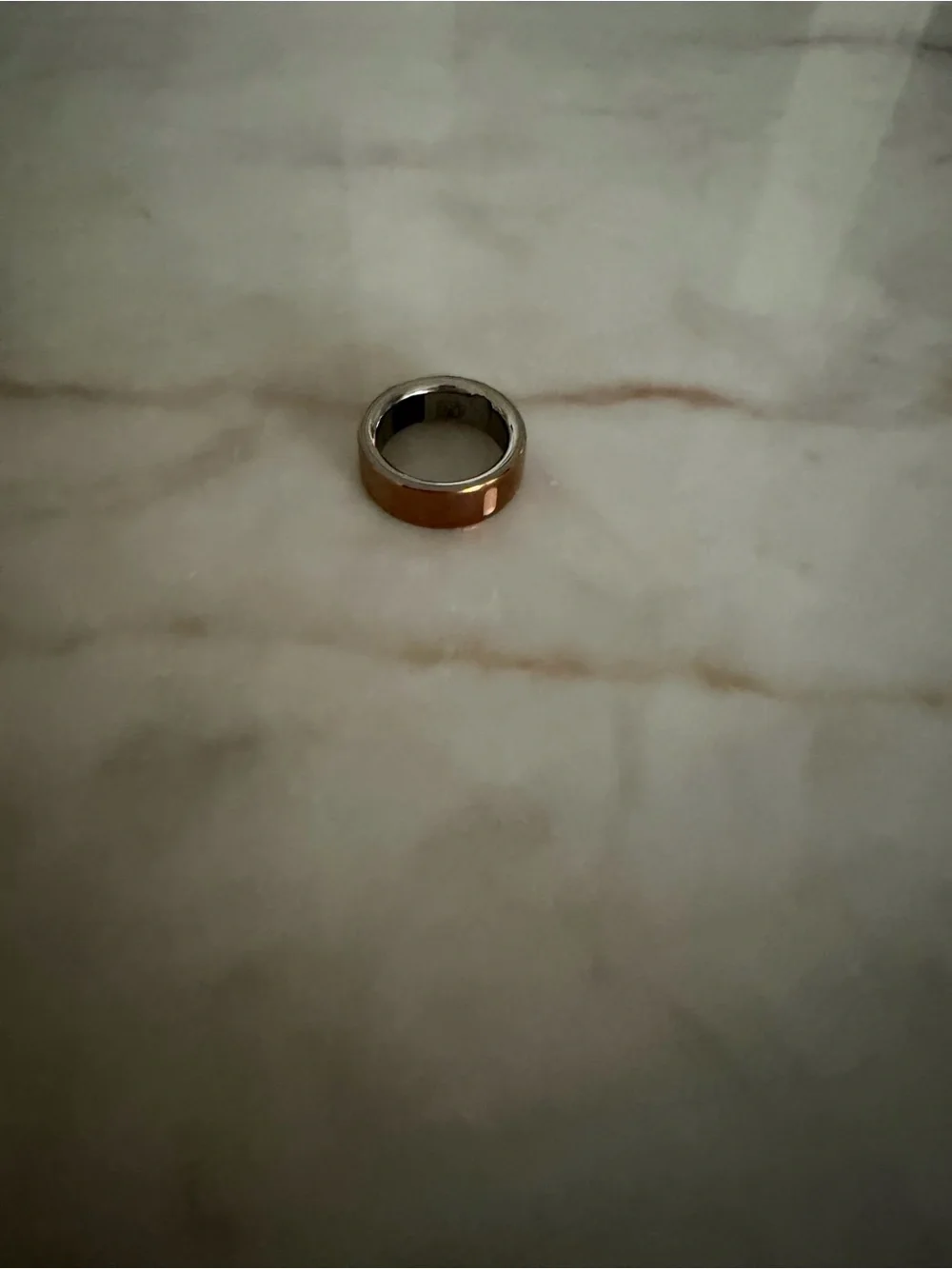 Oura Copper-Tone Smart Ring - Rose Gold Finish